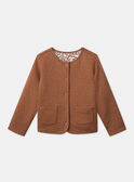 Braune Strickjacke LIREVETTE / 24H2PFK2CAR809