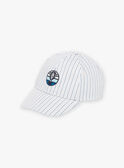 Beige und blau gestreifte Mütze FRECASAGE / 23E4PGI2CHA000