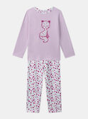 Pyjama aus Jersey mit Katzenmotiv MUICOLETTE / 25E5PFE1PYJH700