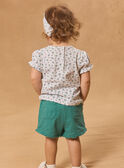 Set aus geblümten T-Shirt, Shorts und Haarband MAPAULA / 25E1BFO1ENS001
