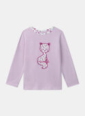 Pyjama aus Jersey mit Katzenmotiv MUICOLETTE / 25E5PFE1PYJH700