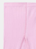 Rosa Marshmallow-Strickstrumpfhose KABAZETTE / 24E4PF32COL318