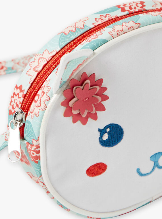 Katzenkuriertasche mit Lotusblumendruck ZECHAETTE / 21E4PFI1BESK005