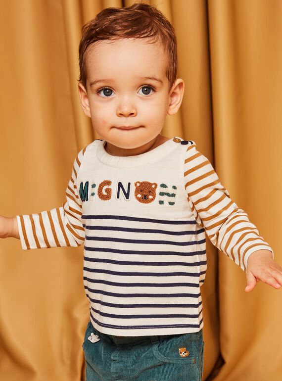 Marinière-T-Shirt mit langen Ärmeln DANIGEL / 22H1BGU2TML070