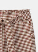 Karottenhose mit Karos LIMILETTE / 24H2PFK1PAN001