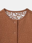 Braune Strickjacke LIREVETTE / 24H2PFK2CAR809