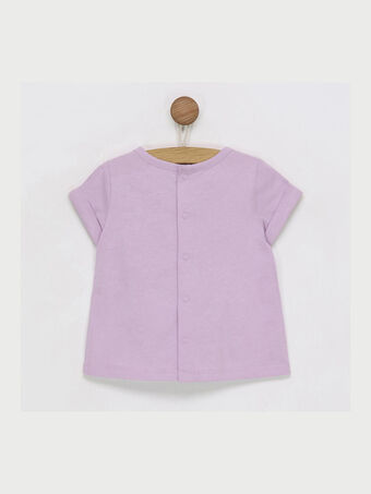Violettes kurzärmeliges T-Shirt RAIRIS / 19E1BFD1TMC328
