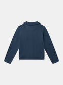 Blaue Strickjacke aus Jersey-Strick LECARDETTE / 24H2PFJ1CARC233