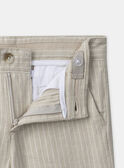 Edle Shorts in Beige MRERAGE / 25E3PGL1BERA016
