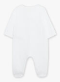 Weißer Pyjama und Mütze mit Wolken- und Sonnenmuster FOSIO_B / 23E0NMT2GRE000