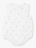 Weißer Baby Mädchen Strampler ZANELLY / 21E1BFO1BAR000