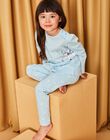 Blauer Pyjama mit Einhornmuster DOULIETTE / 22H5PF23PYJ222