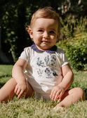 Body T-Shirt mit Blumenstickerei FANELLY / 23E1BFN1BOD001