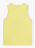 Blaues Tank-Top mit Hai-Muster Kind Junge CYDEBAGE4 / 22E3PGT2DEB108
