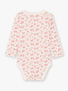 Baby-Mädchen 3 weiße und rosa bodysuits BEFILLE / 21H5BF81BDL001