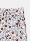 Ausgestellte Hose mit Blumenmuster MABILLIE / 25E1BF71PAN001