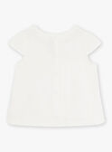 Baby Mädchen ecrufarbene Jerseybluse CAURALIE / 22E1BFP1TMC001
