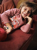 Rotes Samt-Weihnachts-Pyjama-Set GLULAGE / 23H5PGG1PYJF511