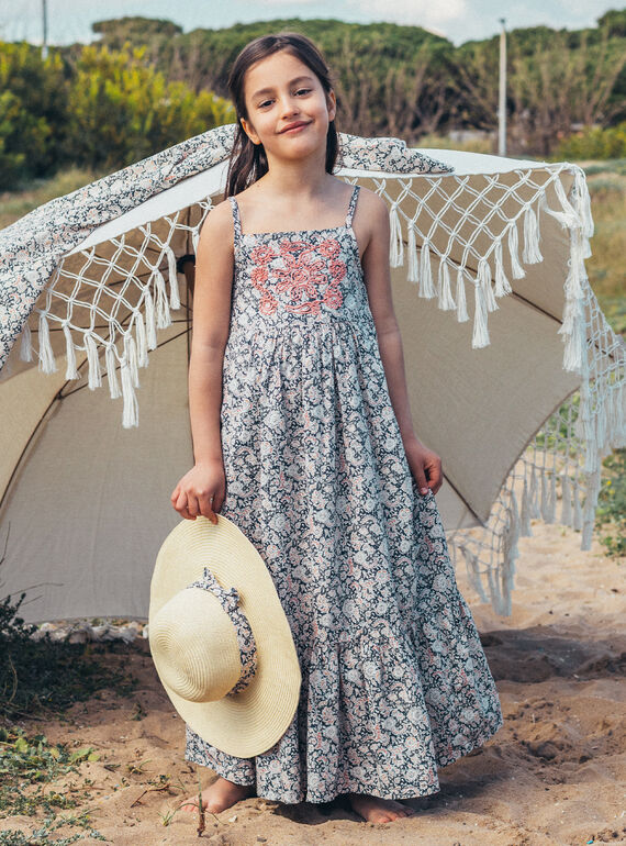 Langes Kleid mit Blumenmuster MRASORETTE / 25E2PFR1RBSC243