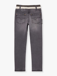 Baby Boy Black Yoke Jeans mit elastischem Bund BASOTAGE / 21H3PG21JEA090