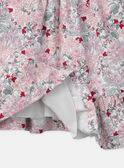 Gesmoktes Kleid mit Blumenmuster LANOEMIE / 24H1BFQ1CHS001