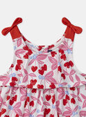 Bodykleid mit Herz-Kirschmuster MAULINE / 25E1BFQ1ROB000