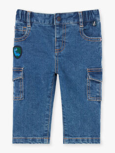 Baby-Jungen-Jeans mit mehreren Taschen BAJEAN / 21H1BG91JEAP269