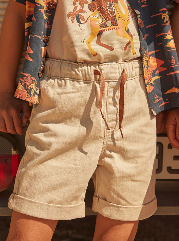 Sandfarbene Shorts FLIMUAGE / 23E3PGP2BER808