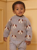 Jacquard-Pullover Hunde LAOREL / 24H1BGQ1PUL943
