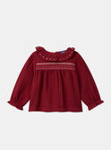 Bluse mit Smoks LAPRIA / 24H1BFR1CHEF506