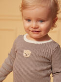 Gerippter, gestreifter Body LAFREDO / 24H1BGK1BOD815