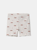 Set aus T-Shirt und Radlerhose mit Leopardenmuster MAZIRA / 25E1BFR1ENS808