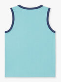 Tank Top azurblau Kind Junge ZUXIAGE1 / 21E3PGL2DEBC201