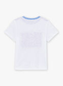 	Weiß-blaues T-Shirt mit kurzen Ärmeln LABAGE / 24H3PGI3TMC000