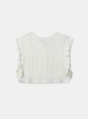 Off white CARDIGAN WHITHOUT SLEEVES NAEVA / 25H1BFL1CSM001