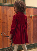 Besticktes Kleid aus Cord LALICHETTE / 24H2PFR1ROBF506
