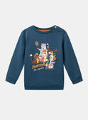 Pyjama aus angerautem Molton mit Waldtieren LUISPOAGE / 24H5PG36PYJ714