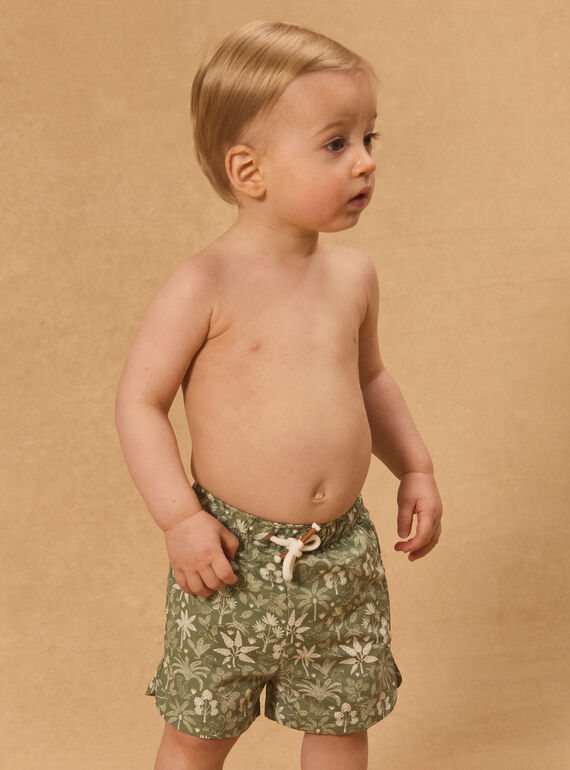 Badeshorts in Khaki mit Dschungelmotiven  MISACHA / 25E4BGC1MAI626
