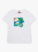 Kurzärmeliges Ecru-T-Shirt FLEFROGAGE / 23E3PGS3TMC001