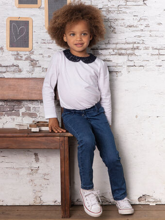 Baby Mädchen mittlere Denim-Jeans BROGINETTE2 / 21H2PFB1JEAP274