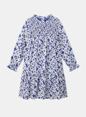Gesmoktes Kleid mit Blumenmuster MESMOKETTE / 25E2PF81ROBC238