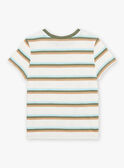 Gestreiftes T-shirt ecru FIPOUAGE / 23E3PGD3TMC001