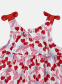 Bodykleid mit Herz-Kirschmuster MAULINE / 25E1BFQ1ROB000
