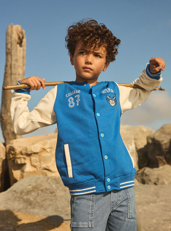 College-Jacke mit Tiger METEDAGE / 25E3PG81GILC209