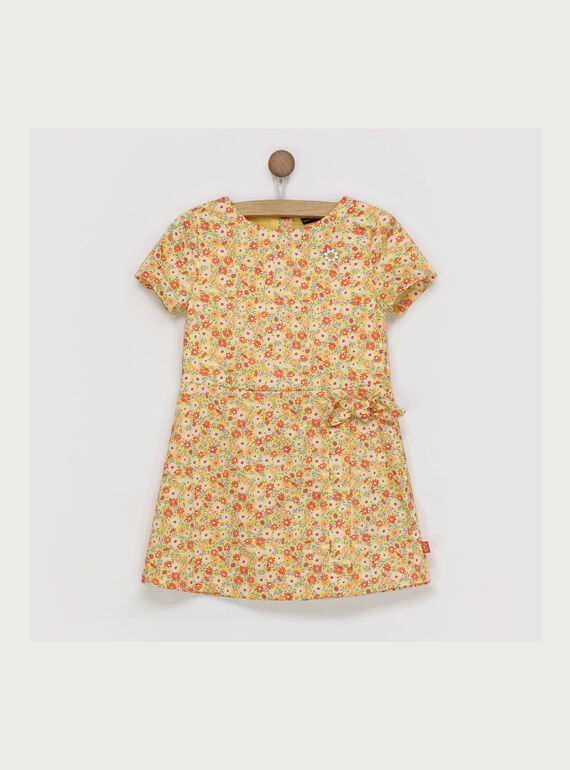 Gelbes Kleid RYLOVETTE / 19E2PFH1ROB010