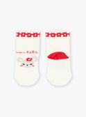 Baby Mädchen ungebleichte Socken mit ausgefallenem Muster BAAVENIR / 21H4BF11SOQ001