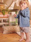 Baby Junge blaue Jeansjacke CAOSCAR / 22E1BGJ1GILP272