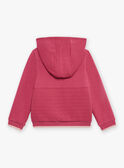Kapuzen-Sweatshirt aus rosa Fleece GRIZETTE / 23H2PFE1JGH302