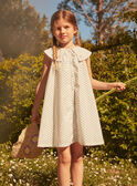 Ecrufarbenes Kleid LAROBETTE / 24H2PFI2ROB001