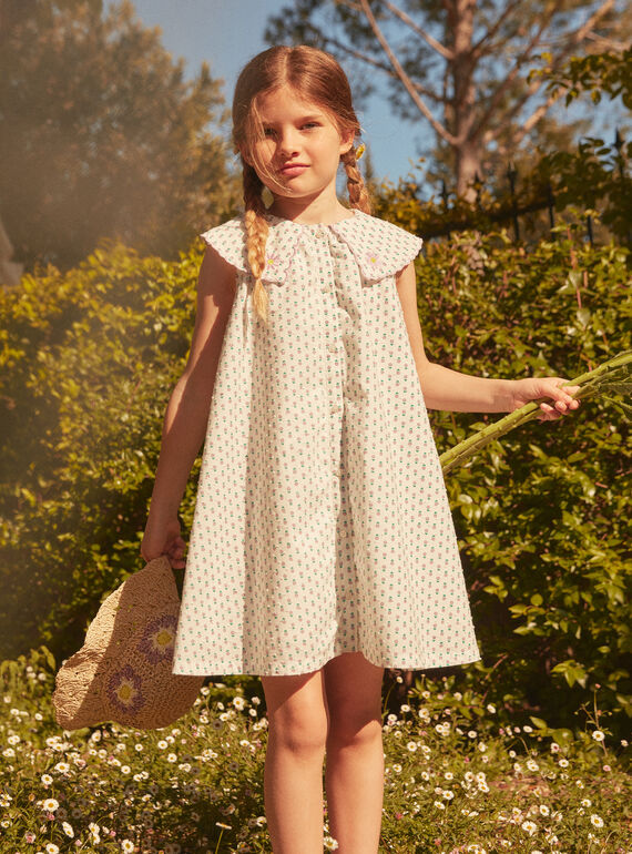 Ecrufarbenes Kleid LAROBETTE / 24H2PFI2ROB001